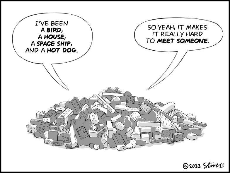 LEGO pile